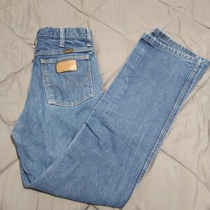 Wrangler Jeans Women's 29x32 High Rise Bootcut Light Wash Blue 100% Cotton Denim